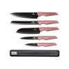 Berlinger Haus BH/2700 cu agățător magnetic, set de 6 cuțite roz