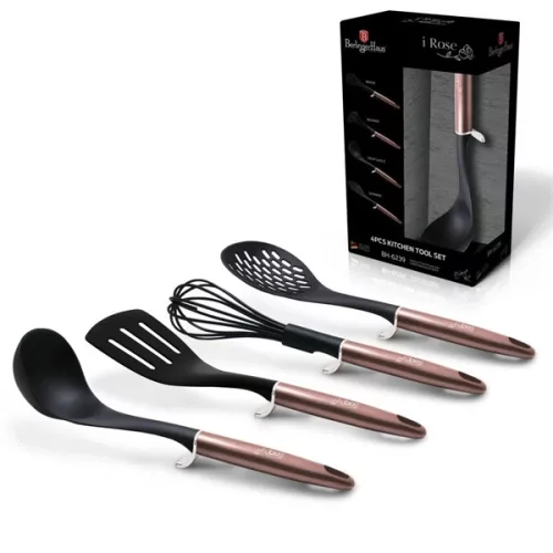 Set de tacâmuri de bucătărie Berlinger Haus BH/6239 roz, format din 4 piese