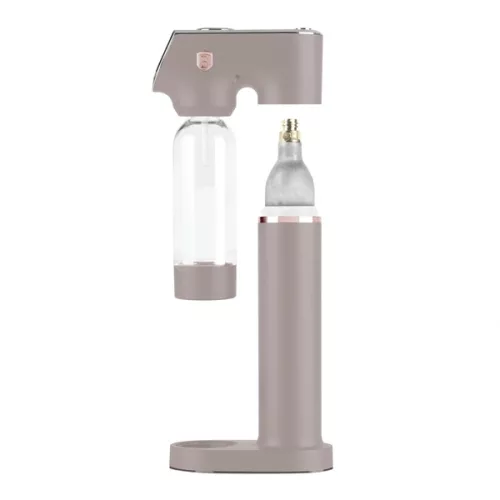 Berlinger Haus BH/8558 matný taupe automat na sódu s 2 fľašami, barometer