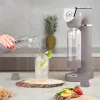 Berlinger Haus BH/8558 matný taupe automat na sódu s 2 fľašami, barometer