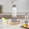 Berlinger Haus BH/8558 matný taupe automat na sódu s 2 fľašami, barometer