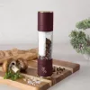 Râșniță de sare și piper Berlinger Haus BH/8581, visiniu mat, 2 în 1
