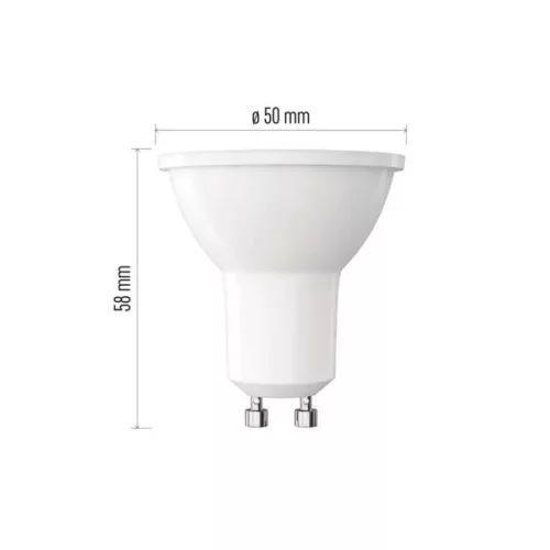 Klasická LED žiarovka Emos ZQ8E43 MR16 7W 800 lm GU10