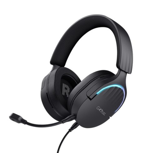 Trust GXT490 Fayzo 7.1 USB vezetékes fekete gamer headset