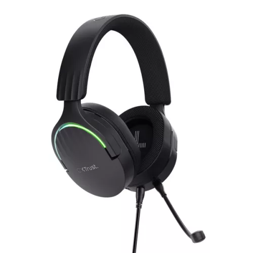 Trust GXT490 Fayzo 7.1 USB vezetékes fekete gamer headset