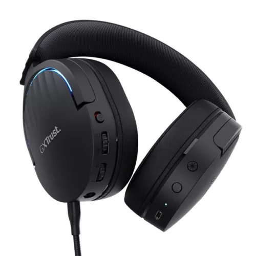 Trust GXT491 Fayzo vezeték nélküli fekete gamer headset