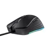 Trust GXT924 Ybar+ vezetékes fekete gamer egér