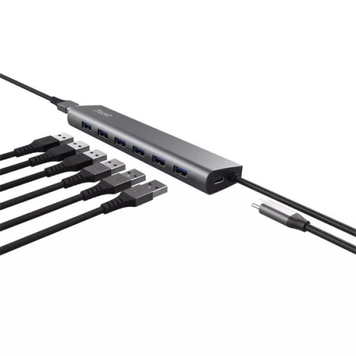 7-portový USB HUB Trust Halyx