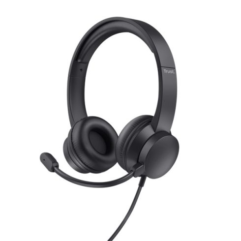 Trust Ayda PC vezetékes fekete headset