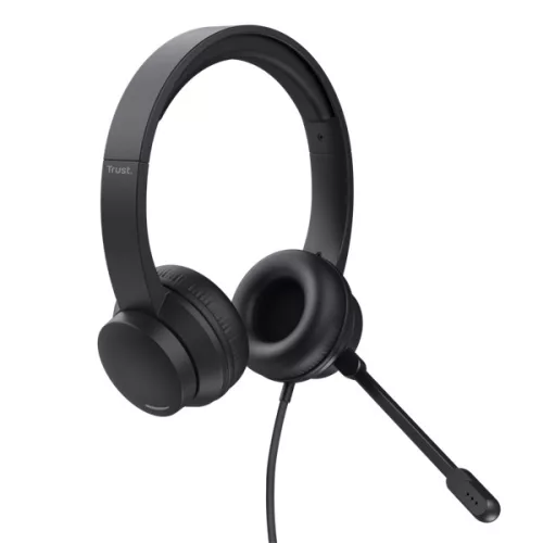 Trust Ayda PC vezetékes fekete headset
