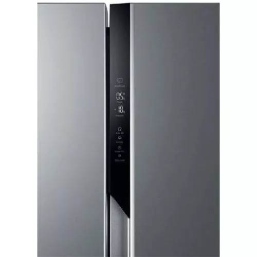 Haier HSR3918EIMP nerezová oceľ, Side-by-Side, Chladnička: 337 l, Mraznička: 178 l, Celková bezmrazová chladnička