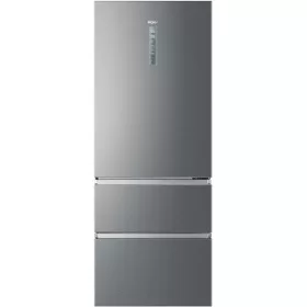   Haier A3FE743CPJ nerezová oceľ, mraznička dole, chladnička: 310 l, mraznička: 140 l, celková bezmrazová chladnička