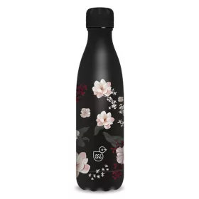   Sticlă de apă metalică cu pereți dubli Ars Una 500 ml Flowery Black 24 (5374)