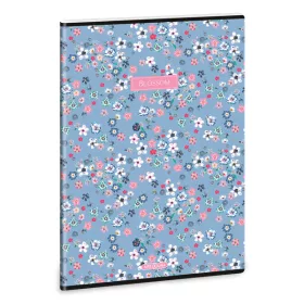   Ars Una Pearl Blossom Blue 24 (5376) A4 extra kapcsos kockás füzet
