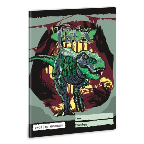 Ars Una T-Rex 24 (5346) A5 27-32 kockás füzet
