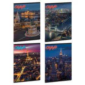 Ars Una City Light 24 (5420) A5 extra kapcsos kockás füzet