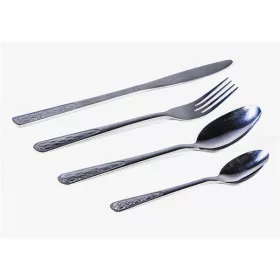 Set de tacâmuri IRIS KT-558 Drops, argintiu, cu 16 piese