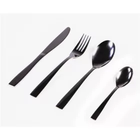 Set de tacâmuri IRIS KT-559 Cube, argintiu, cu 16 piese