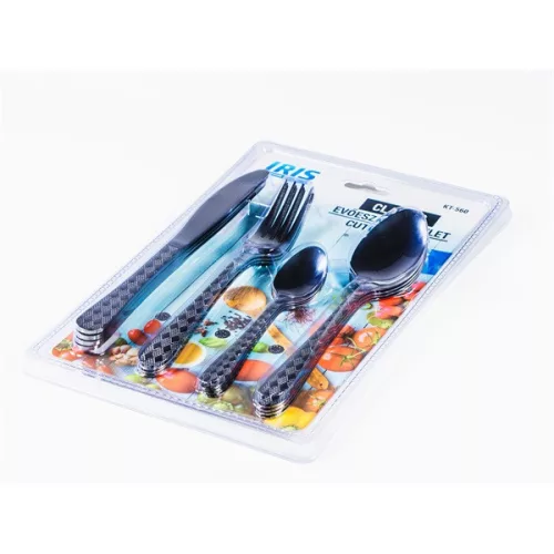 Set de tacâmuri IRIS KT-560 Classic din argint, cu 16 piese