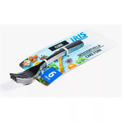 Furculiță de desert IRIS KT-564 Cube, 6 piese