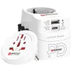 Cestovný adaptér SKROSS 1.302474 PRO Light 45W USB-A/USB-C pre biely svet + kábel typu C