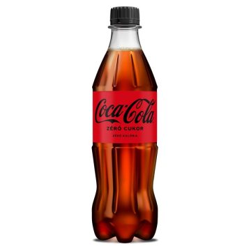   Coca-Cola Zero 0,5l DRS egyutas visszaváltási díjas PET palackos üdítőital