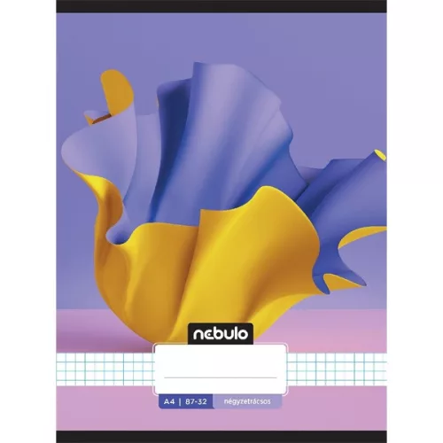 Nebulo L-Design A4 87-32 tűzött kockás füzet