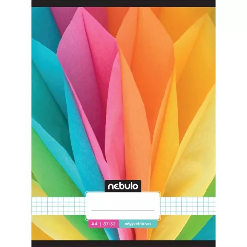 Nebulo L-Design A4 87-32 tűzött kockás füzet