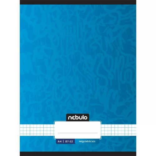 Nebulo Xtreme A4 87-32 tűzött kockás füzet