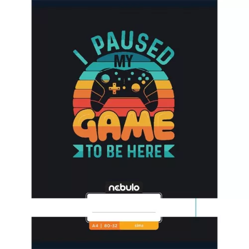 Nebulo Xtreme A4 80-32 tűzött sima füzet