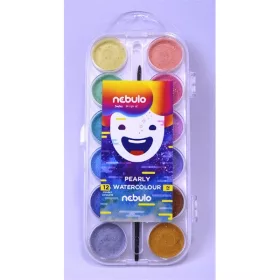 Nebulo set od 12 kistova za akvarel s bisernim bojama, 30 mm