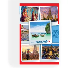 Gumena mapa Nebulo Thailand A4
