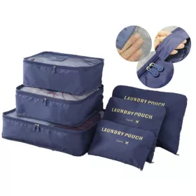 IRIS 5029 Koffer-Organizer, 6 Stück