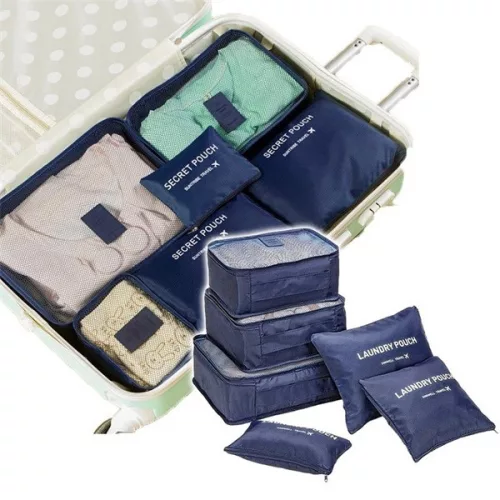 IRIS 5029 Koffer-Organizer, 6 Stück