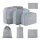 IRIS A02 Koffer-Organizer, 7-teilig