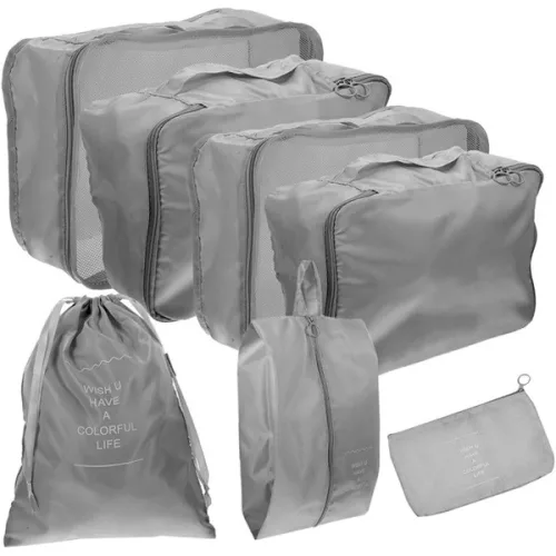 IRIS A02 Koffer-Organizer, 7-teilig