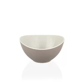 IRIS L-00468 dupla színű tál 450ml, zöld, szürke, beige