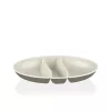 Bol pentru gustări IRIS L-00517, culoare dublă, verde, gri, bej