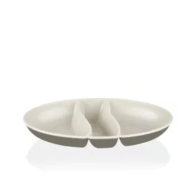   Bol pentru gustări IRIS L-00517, culoare dublă, verde, gri, bej