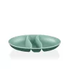 Bol pentru gustări IRIS L-00517, culoare dublă, verde, gri, bej