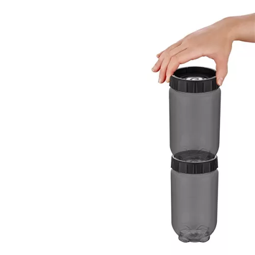 IRIS L-00725 Stack and Lock, recipient stivuibil, 1.000 ml, negru