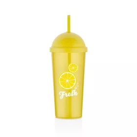 Pahar IRIS L-00885 Fresh Lemon cu pai 700ml