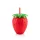 Pahar de cocktail IRIS L-00822 în formă de căpșună cu pai 900ml