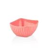 IRIS L-00651 Bol pătrat Viva snack roz 300ml