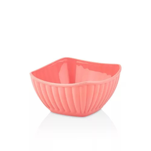 IRIS L-00651 Bol pătrat Viva snack roz 300ml