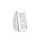 Pilă IRIS L-00295 Elegance cu mâner, ecru sau negru