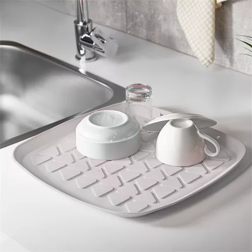 Tavă de spălat vase din silicon IRIS L-00785, roz, antracit sau fildeș