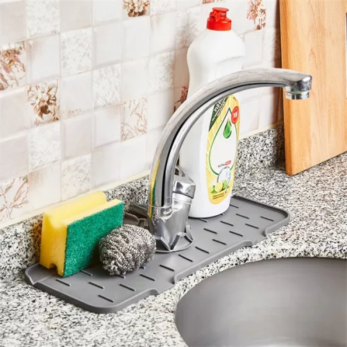 IRIS L-00875 Protecție antistropi pentru chiuvetă de bucătărie, roz, antracit sau fildeș