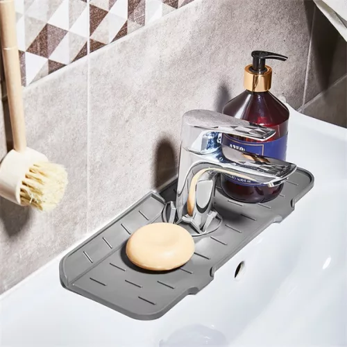 IRIS L-00875 Protecție antistropi pentru chiuvetă de bucătărie, roz, antracit sau fildeș