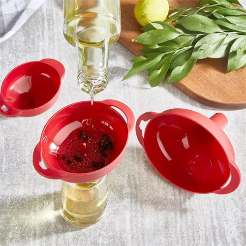 IRIS L-00874 Set lijevaka od 3 dijela, bež, crveni ili crni